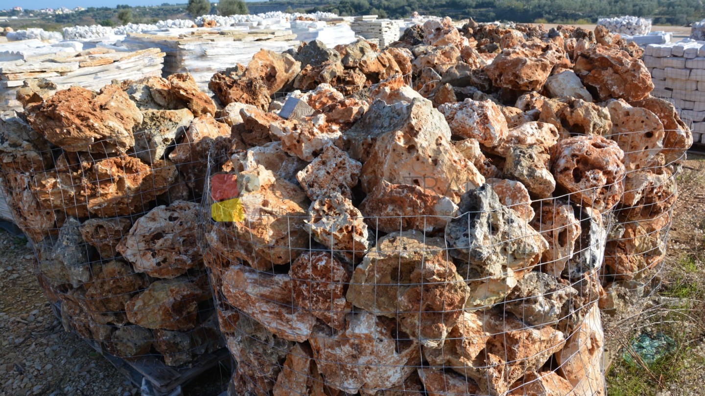 Roccette grezze in Pietra di Trani