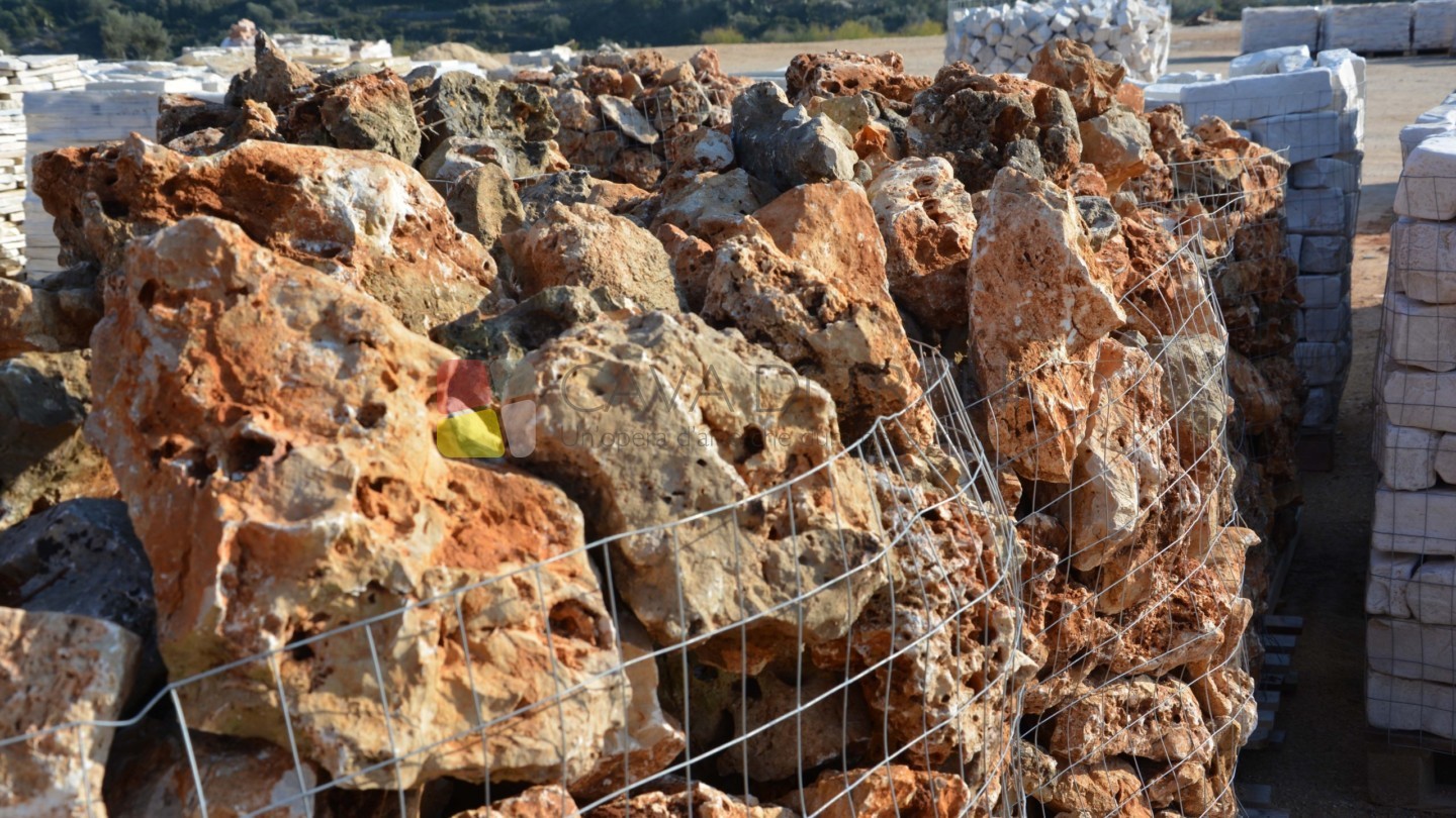 Roccette grezze in Pietra di Trani