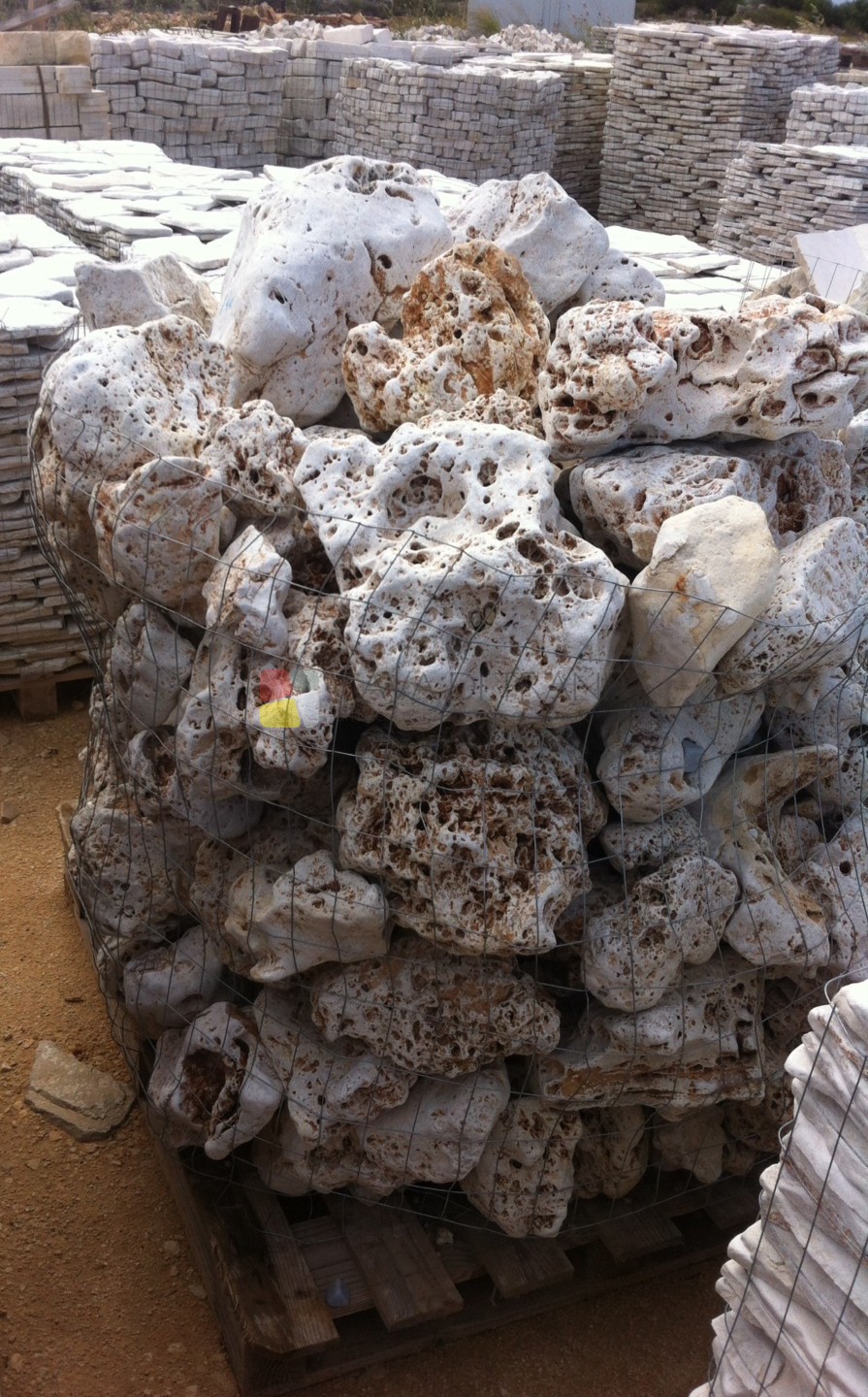 Roccette anticati in Pietra di Trani